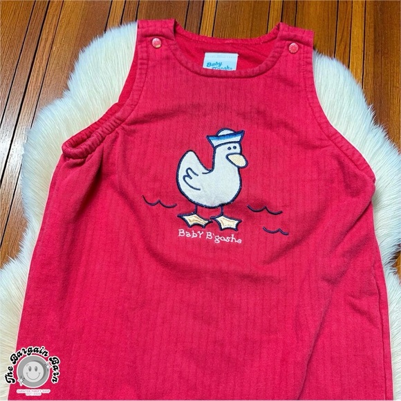 Vintage 1991–93 Baby B’gosh Infant Toddler Red Duck Outfit 088-0026 Philippines - Picture 4 of 4